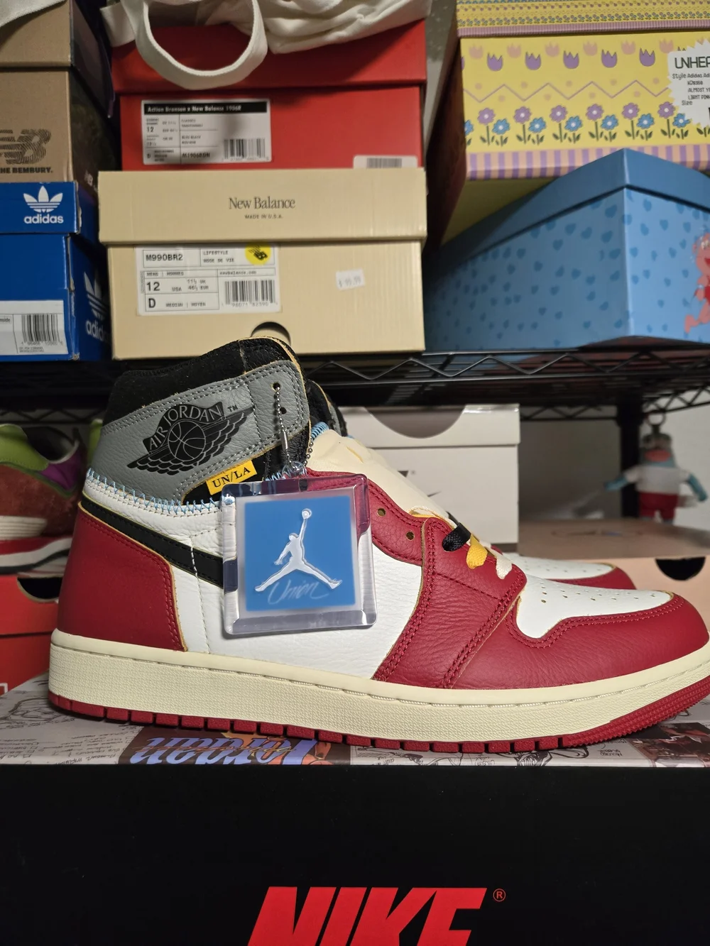 Air Jordan 1 x Union La Retro OG SP High Chicago Shadow Size 12 HV8563-600